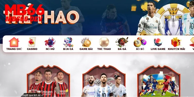 Đôi nét thông tin về sảnh game thể thao tại MB66